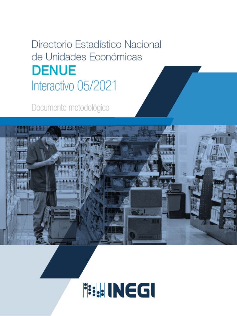 DENUE Interactivo 2021: Documento Metodológico | PDF | México | Ciudad
