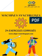 Machines Synchrones: 24 Exercices Corrigés