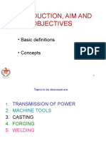 Introduction, Aim and Objectives: - Basic Definitions - Concepts