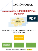 Litigación Oral: La Prueba en El Proceso Penal Peruano