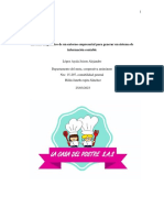 Informe Diagnóstico de Un Entorno Empresarial para Generar Un Sistema de Información Contable