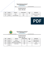 Kalender Kegiatan UMP2 April-Juni