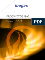 Productos para instalaciones receptoras de gas