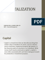 Capitalization Lecture