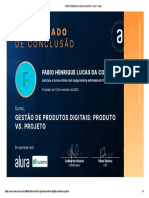 CERTIFICADO 4 - FABIO HENRIQUE LUCAS DA COSTA - Curso - Alura