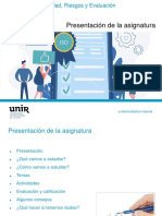 00 - Presentacion - PER5741 - Gestión de La Calidad, Riesgos y Evaluación 1ra Clase