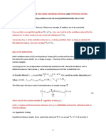 THE Between AND (At The Corresponding Confidence and Risk Levels) DEMONSTRATED VIA A Z TEST