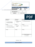 Procedimiento Escrito de Trabajo Seguro Fabricación E Instalación de Barandas de Seguridad