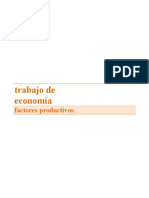 Trabajo de Economia (Factores Productivos)