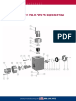 PPGD 300PZL2039ASSY OEM Style Fluid End Assembly 7500 PSI