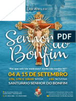 04 A 15 de Setembro: Santuário Senhor Do Bonfim