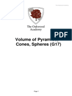 Volume of Pyramids, Cones, Spheres (G17) : The Oakwood Academy
