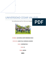 Universidad Cesar Vallejo - Curso de Matemática I - Temas de Límites