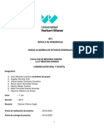 Módulo de Aprendizaje Comunicación Semana 02