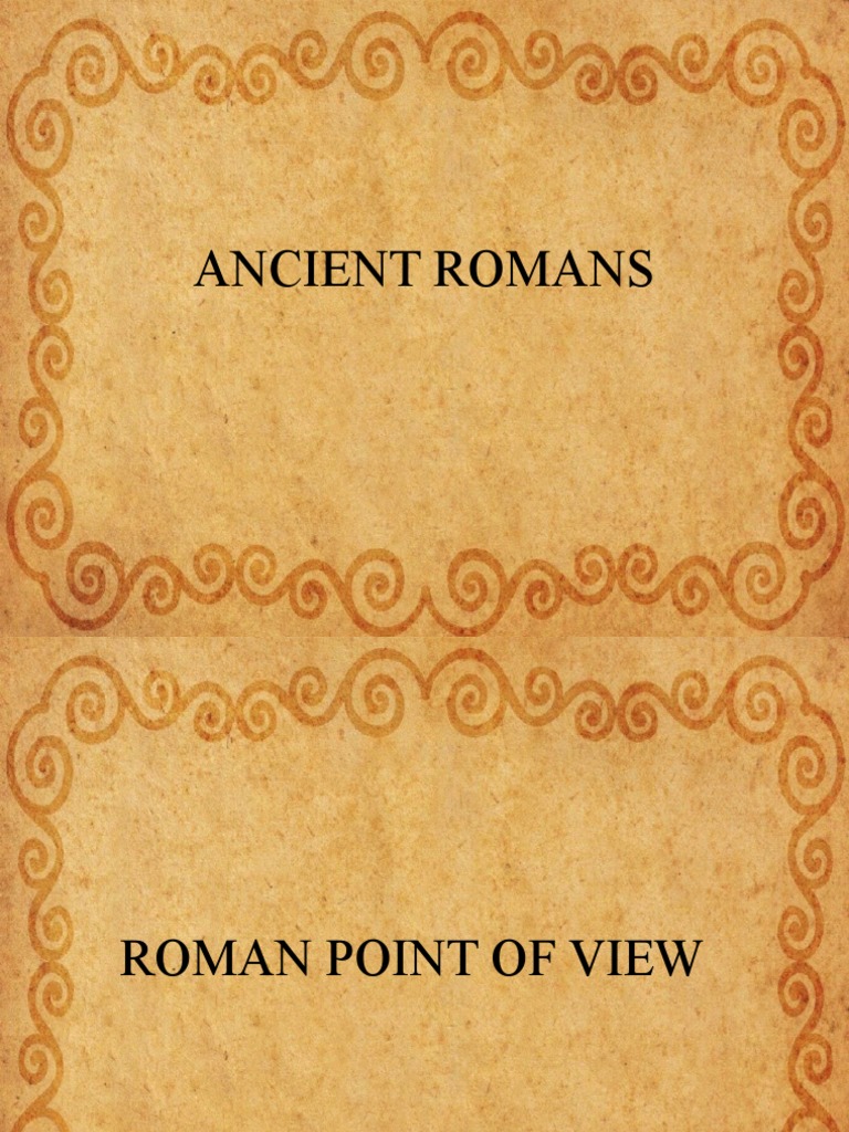 Ancient Romans | PDF