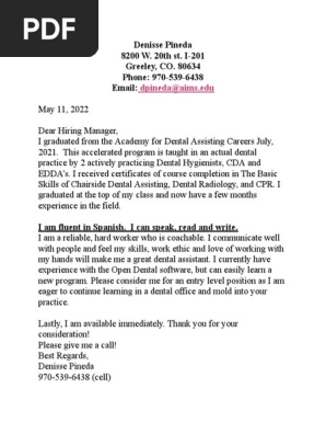 resume dental 2022