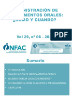 Presentacion INFAC Vol 29 6 Medicamentos-Orales Como Cuando