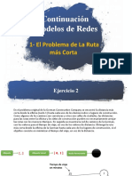 Continuación Modelos de Redes: 1-El Problema de La Ruta Más Corta