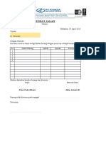 Format Surat Jalan Barang