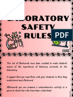 Laboratory Safety Rules