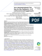 Performance Measurement For Supply Chains in The Industry 4.0