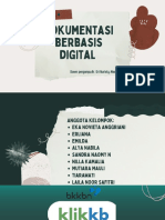 Kelompok 4: Dokumentasi Berbasis Digital