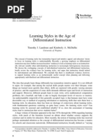 Download Learning Styles in the Age of Differentiated Instruction by SANDRA MENXUEIRO SN64156397 doc pdf