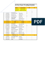 2022-2023 Fort Payne Wrestling Schedule: Date Opponent Location JH JV