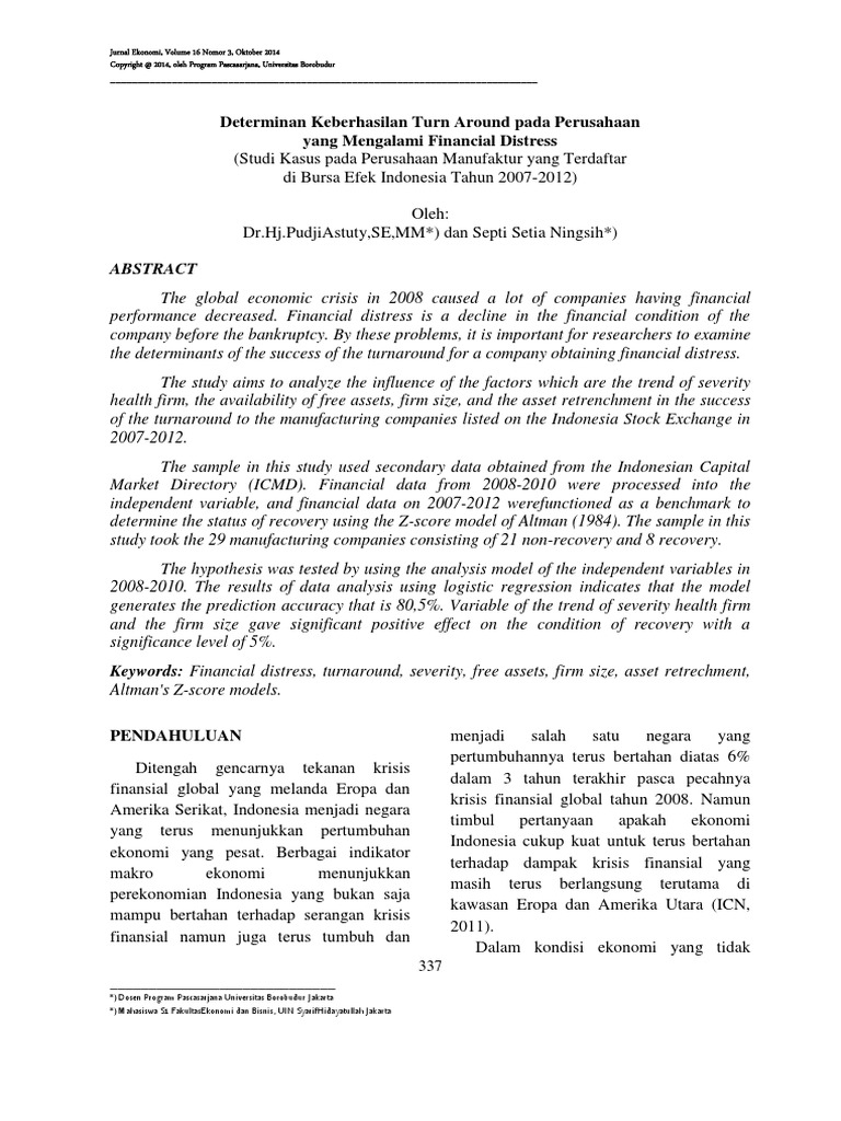 Document Analysis Methodology