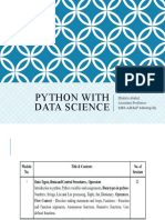 Python With Data Science