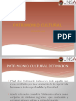 Patrimonio cultural: definiciones, conceptos e instituciones internacionales