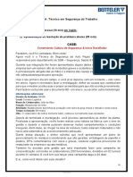 Construindo Cultura de Segurança Inicío Desafiador - Téc. Segurança Do Trabalho