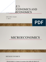 Microeconomics and Macroeconomics: Daryl John G. Colarat 11 - ABM - A