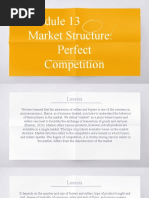 Market Structure: Perfect Competition