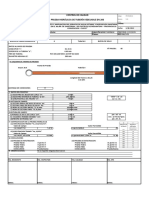 Control de Calidad Prueba Hidráulica de Tubería P/Desague DN 200 Proyecto: Especialidad: Especificación Tecnica: Ubicación: Plano