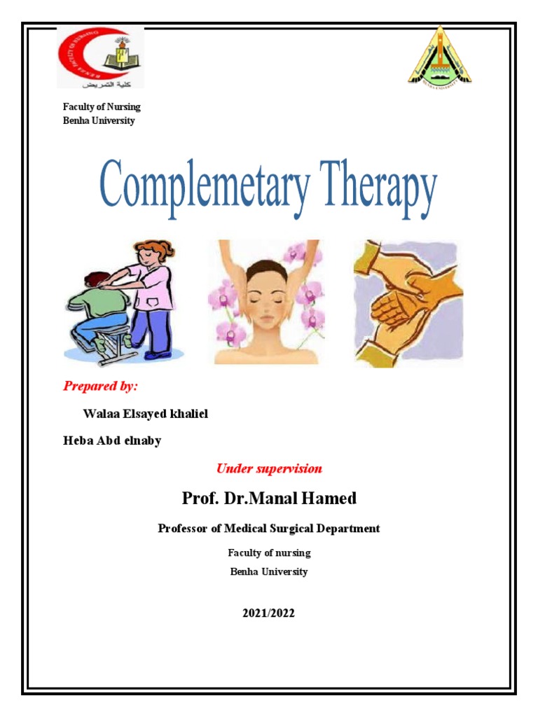 Prof Dr Manal Hamed Prepared By Pdf Alternative Medicine