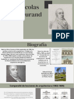 Jean Nicolas Louis Durand: Arquitecto