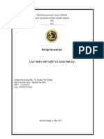 Cấu Trúc Dữ Liệu Và Giải Thuật: Trường Đại Học Giao Thông Vân Tải Khoa Công Nghệ Thông TIN o0o