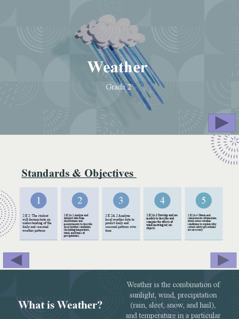 Grade 2 Weather Patterns Guide | PDF