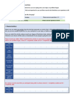 Baseline Patient Specific Activity Scale