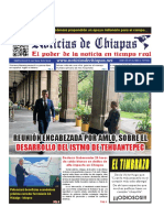 Periódico Noticias de Chiapas, Edición Virtual Sábado 29 de Abril de 2023