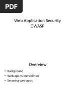 4.1 Web Application Vulnerabilities - OWASP - ZSS