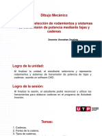 Dibujo Mecánico Unidad V: Selección de Rodamientos y Sistemas de Transmisión de Potencia Mediante Fajas y Cadenas