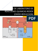 Practica de Laboratorio de Reacciones Quimicas Redox (Oxido-Reduccion)