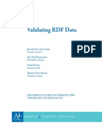Validating RDF Data 2017
