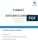 Unidad 5 Estado Gaseoso: Karla Garrido Miranda