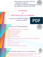 Project Work - Orientation - Guidelines