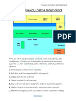 Hotel Entrance, Lobby & FO