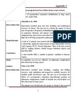 Appendix V Evidence