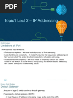 ECE730T1L2 - IP Addressing